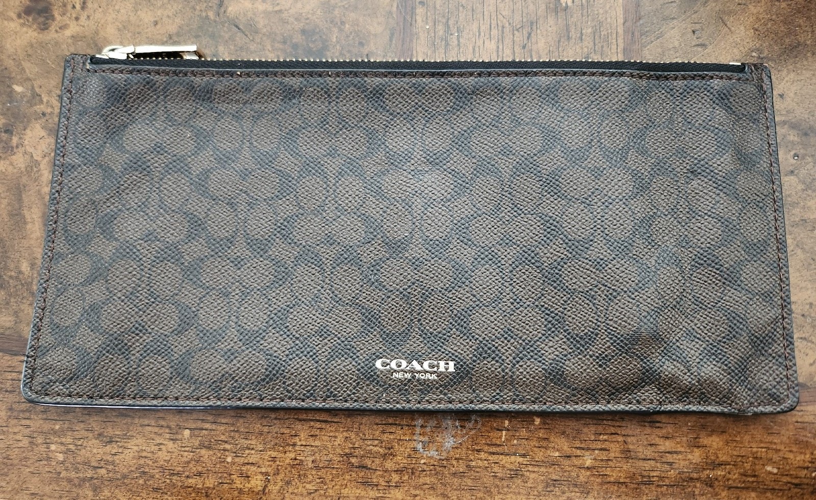 Coach Monogram Signature Pouch
